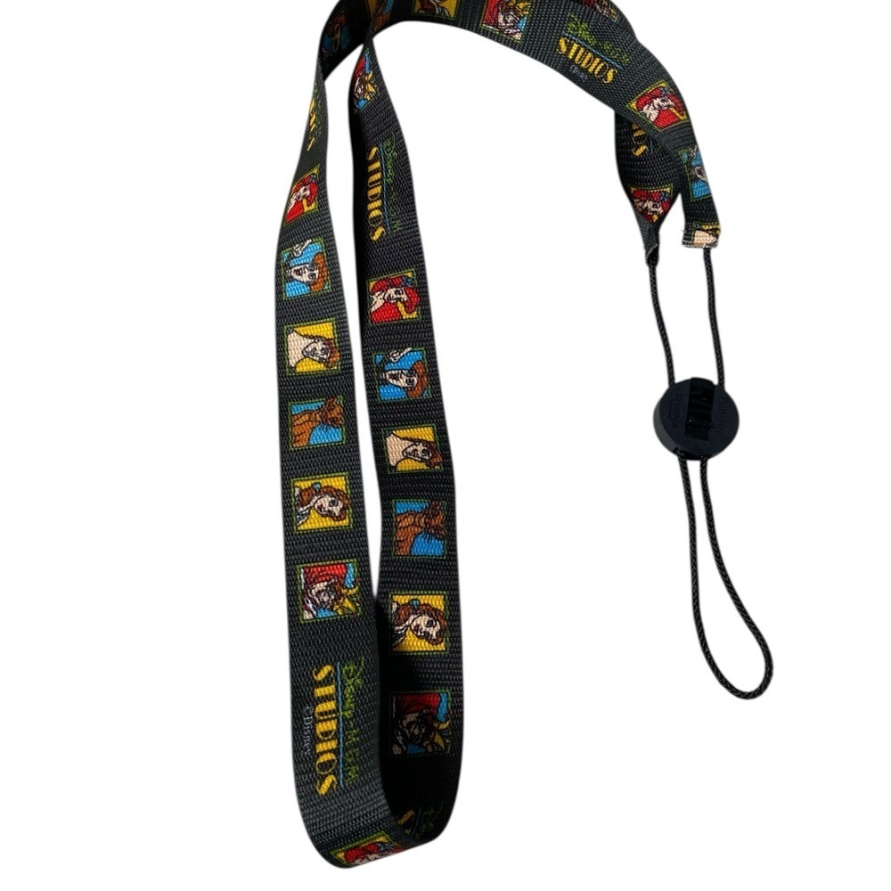 DISNEY PARKS VINTAGE MGM STUDIOS Character Lanyard 25"